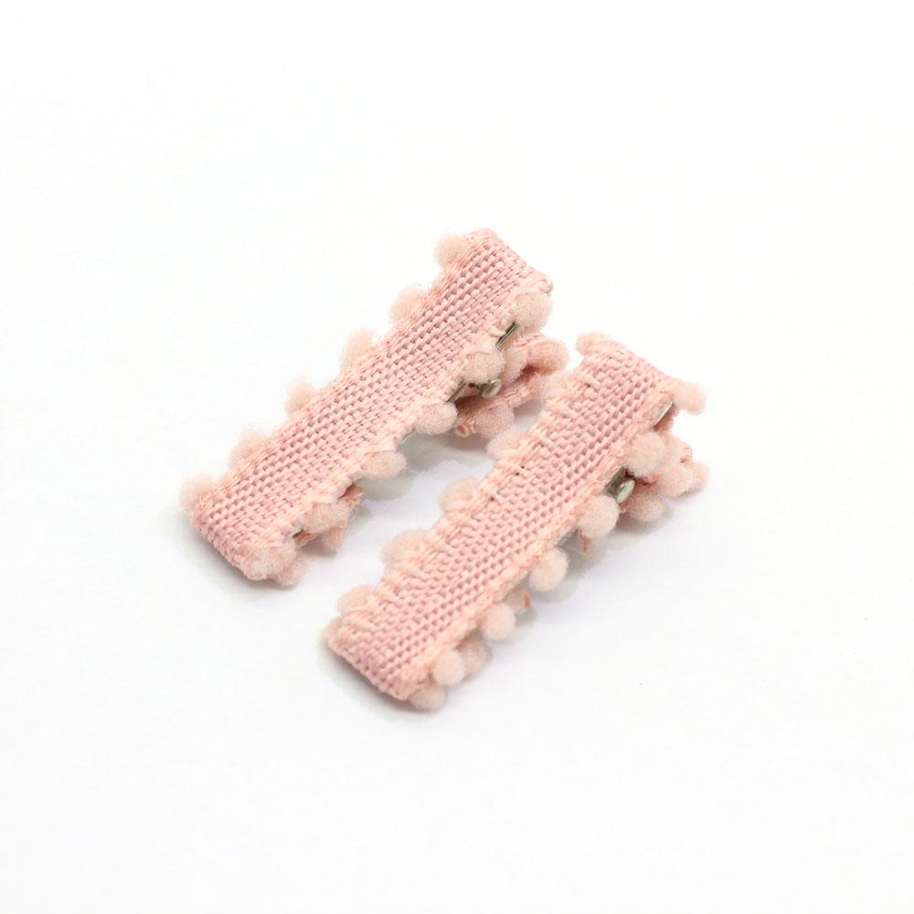New Christmas Ribbon Lined Small Alligator Clips Decorative Hair Pins Barrettes for Toddlers Braid Accessories