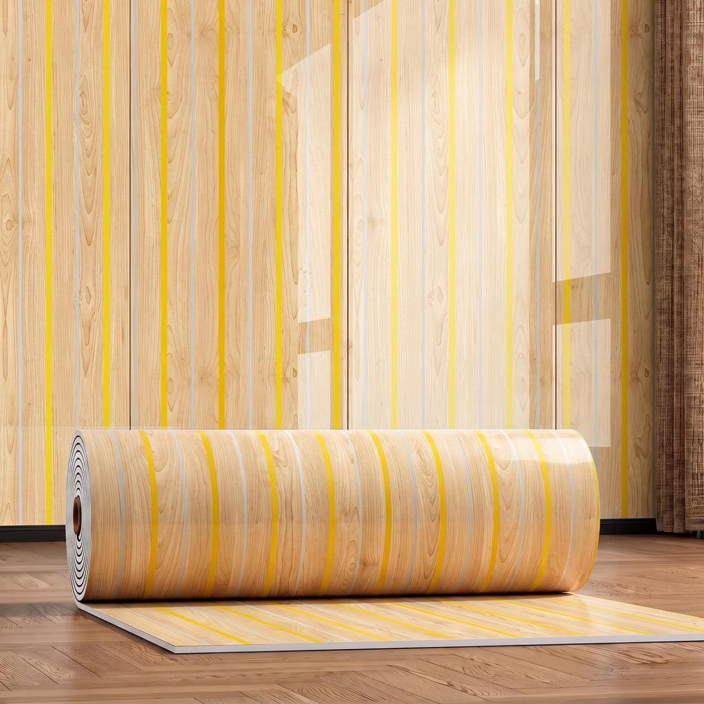 Gold-Plated Marble-Style Waterproof Wall Stickers for TV Backgrounds
