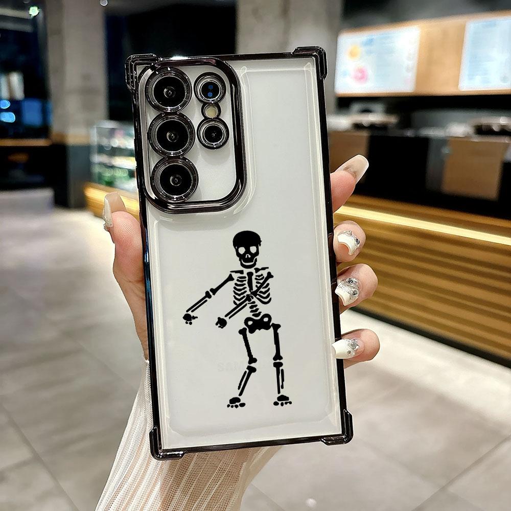 Skull Head Bone Street Dance Funda For Samsung S26Ultra Phone Case For Galaxy S25 FE S26 S24 S23 S22 S21 Ultra S20 Plus 5G Cover