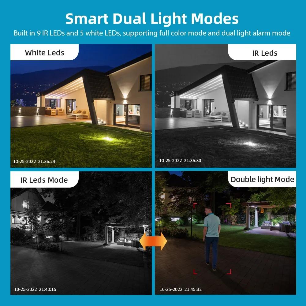 ICSEE 8MP 4K Dual Lens WIFI Surveillance Camera Smart Home PTZ 360 Wireless Outdoor HD Video Security IP Cameras CCTV Waterproof
