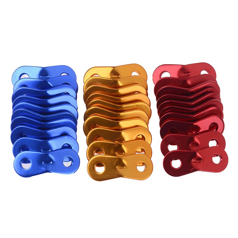 10Pcs Outdoor Camping Cord Runners Rope Tensioners Tent Guy Line Rope Tensioners