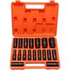 18-Piece Long Hex Socket & Air Wrench Set for Auto Repair