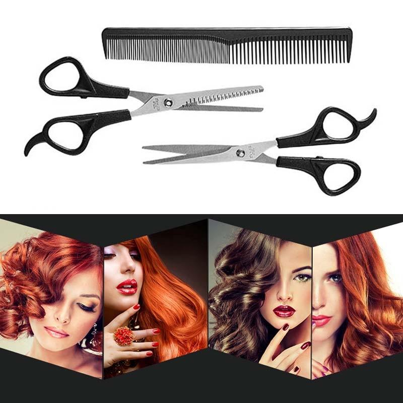 3Pcs Professional Hair Scissor Thinning Hairdressing Hair Cutting ...