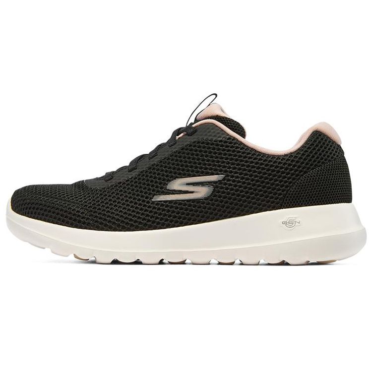Skechers Go Walk Joy Comfortable Fashion Lightweight Breathable Walking Mesh Low-Top Casual Running Shoes Women sneaker Black 124707-BKPK