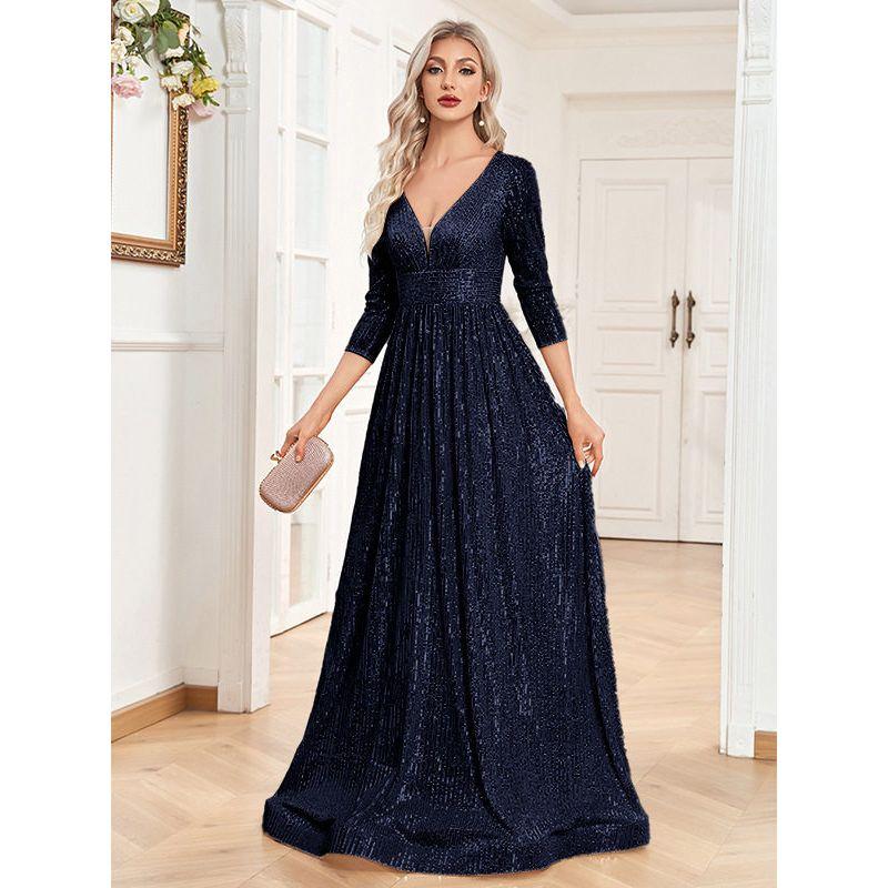 Evening Dresses Elegant Banquet European and American Cocktail Party Long Dresses Evening Party Dresses Gown