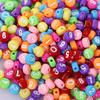 Acrylic Letter Beads for Kids' Jewelry Making – Educational DIY Beading Accessories