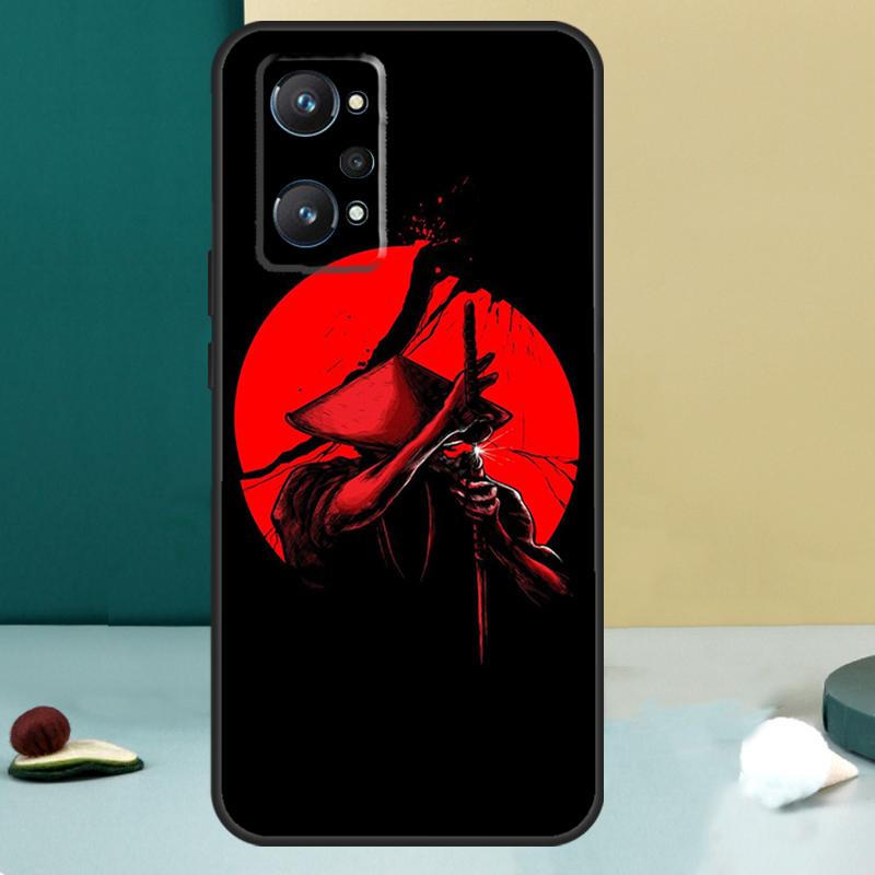 Japan Samurai Ninja For Realme 11 10 12 13 14 Pro Plus GT 7 6 5 Pro GT 6T C67 C61 C53 C51 C21Y C25S C75 C55 Case