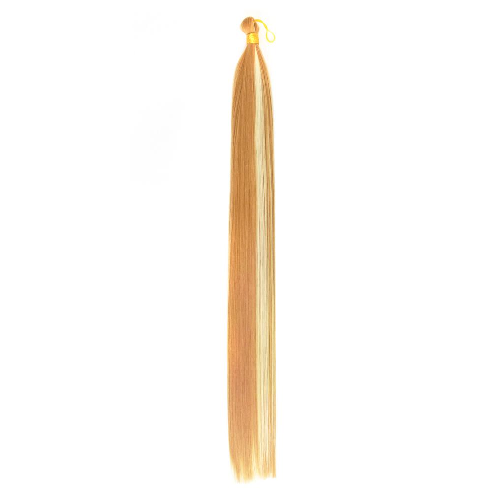 Long Straight Bulk Hair Synthetic 22 Inch Bone Straight Braiding Hair Crochet Braids for Black Woman
