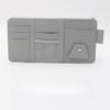 Car Organizer Light Barrier Car Sun Visor Organizer Clip Sunshade Storage Bag Zipper Sunglasses Pen Card Small Files Bracket