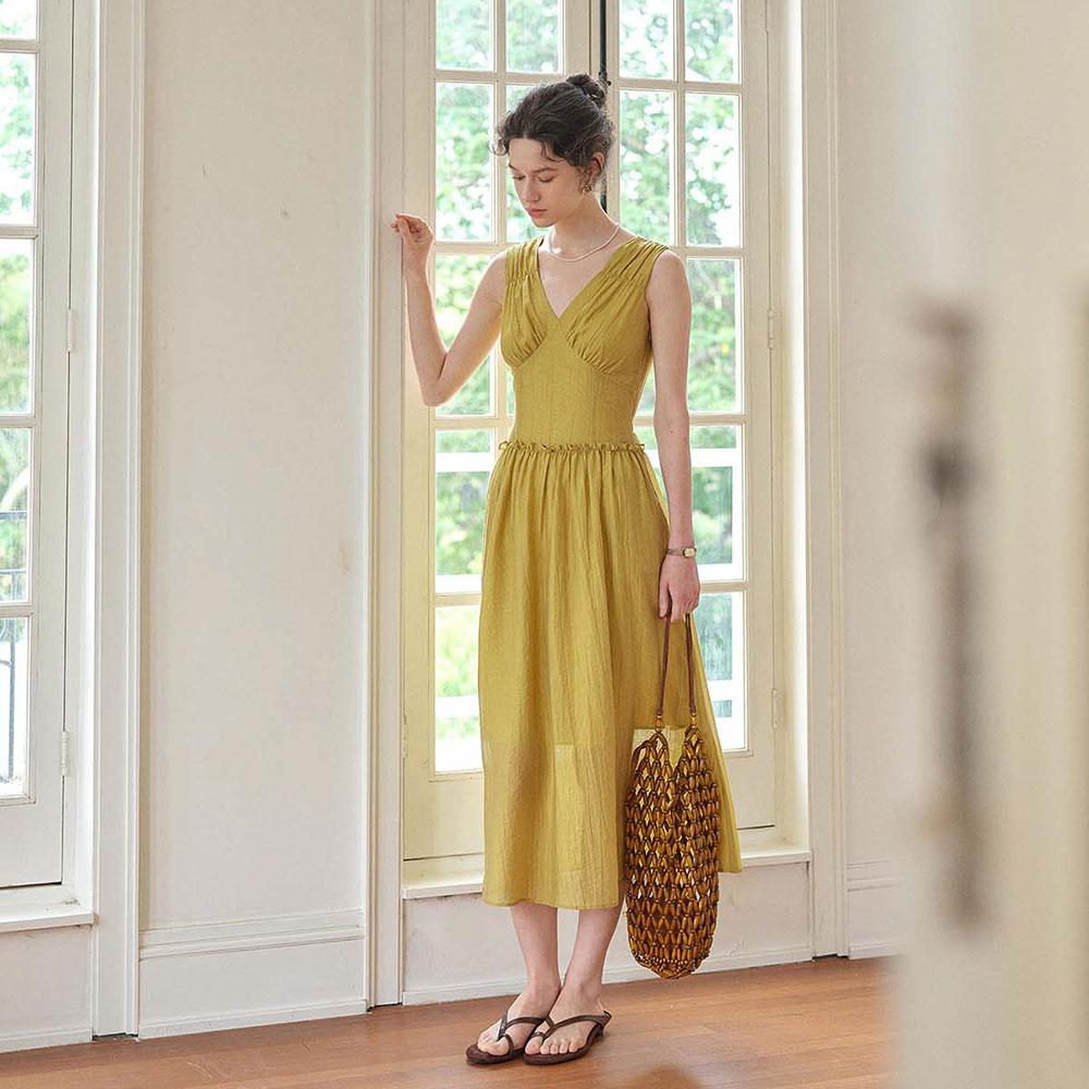 Simpeulleteulo Sr_Sleeveless A-Line Dress