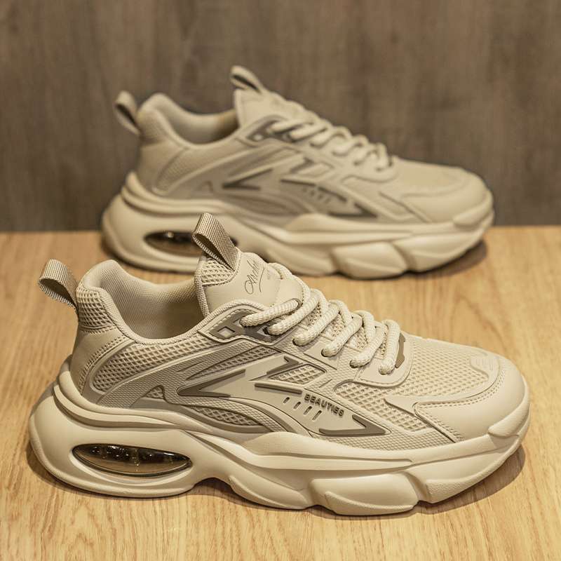 Men's Shoes Are Popular In Summer, Breathable Mesh Versatile Casual Dad Shoes, Men's Youth Air Cushion Running Sports Trendy Shoes