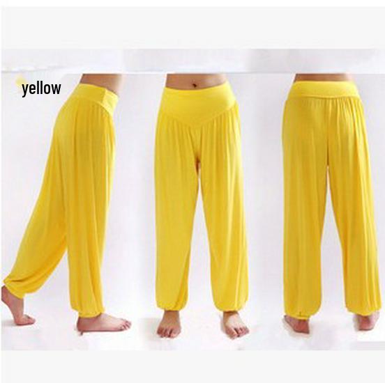 Modal Harem Yoga Pants: Unisex Tai Chi Dance & Fitness Sportswear, Plus Size Available