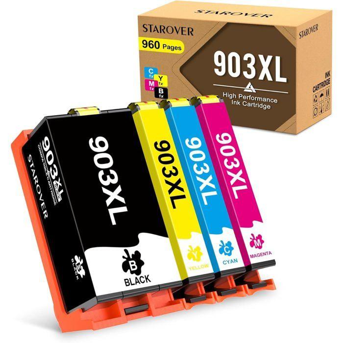 903Xl Puce Mise À Jour Compatible Avec Hp 903Xl 903 Xl Cartouche D'Encre Pour Hp Officejet Pro 6950 6960 6970 All-In-One Imprimante