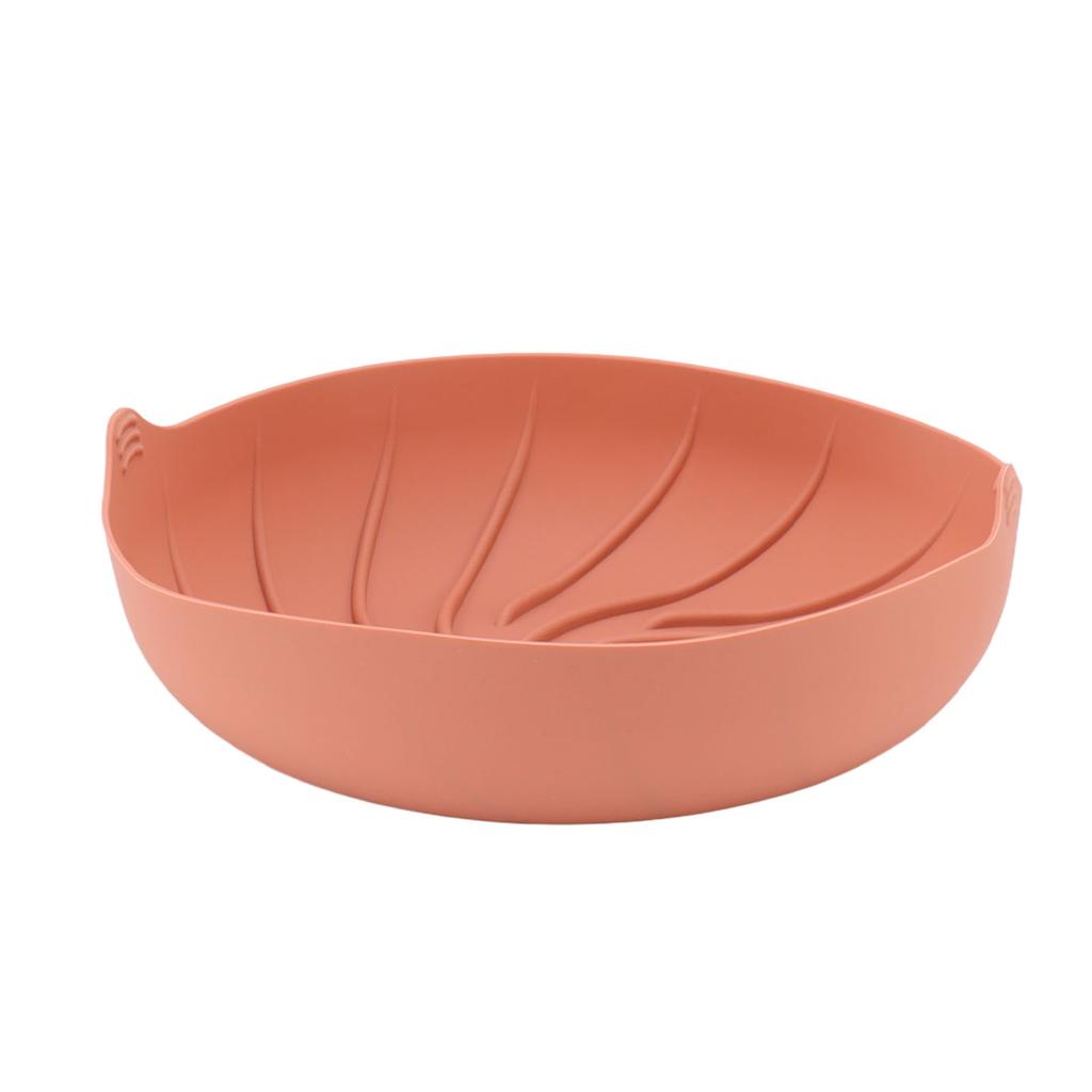 Fryer Silicone Liner Heat Resistant Silicone Fryer Liner Basket Reusable Round Fryers Silicone Pot for Home Kitchen