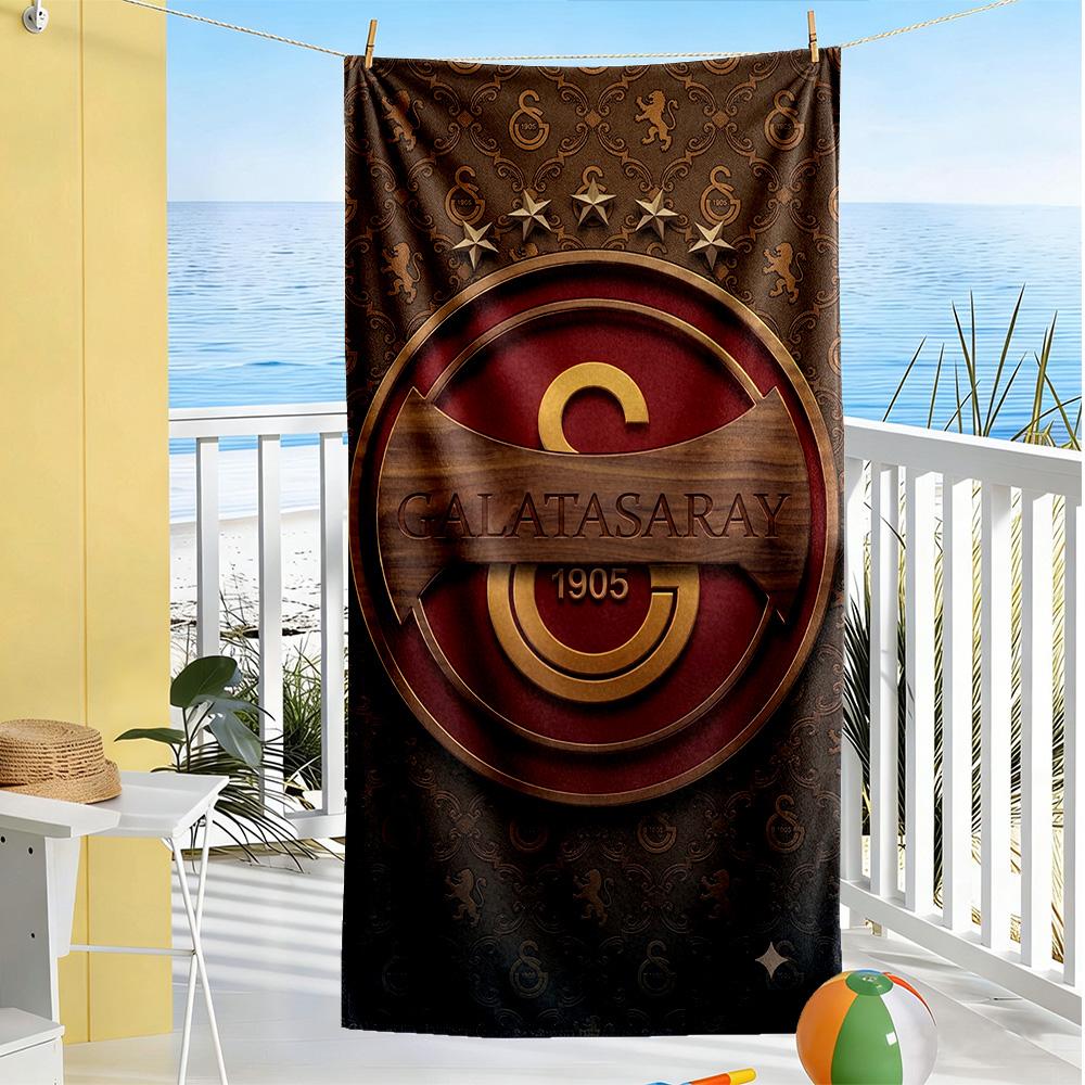 Galatasaray Beach Towel Soft Durable Quick-Dry Comfortable Lightweight Portable for Swimming,Beach,Camping, Travel, Beach Accessories,Gym