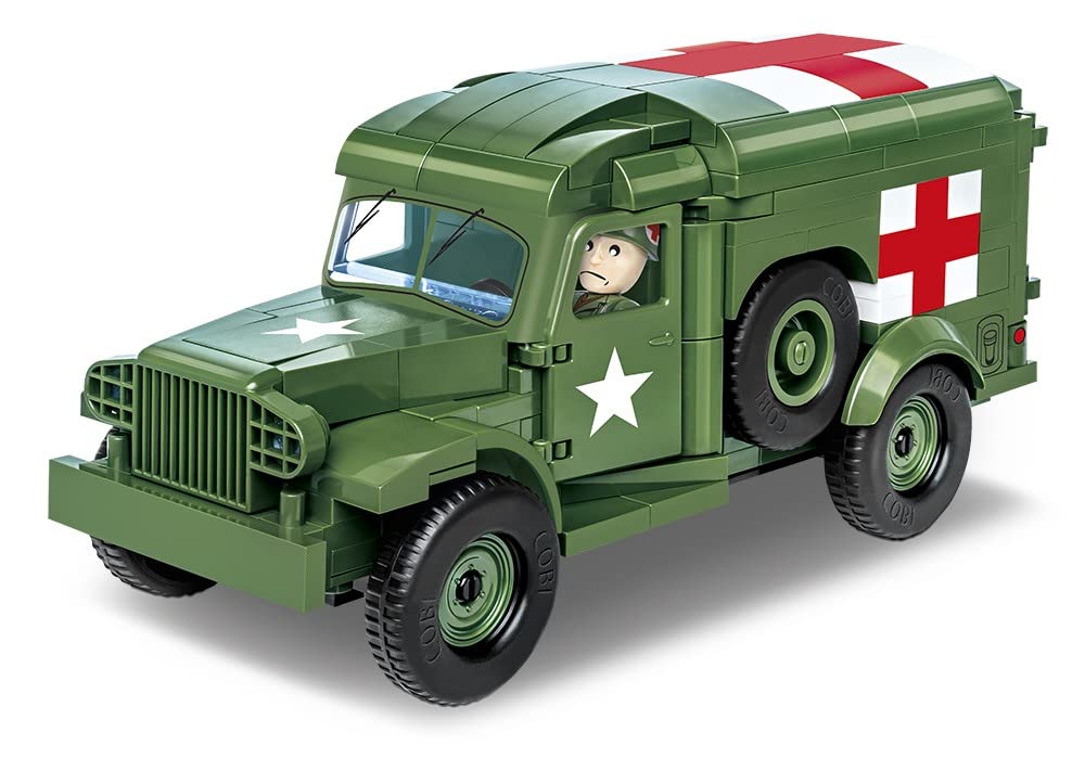 Cobi Historical Collection #2257 Dodge WC-54 Ambulance (WWII US Army) 135 Scale [Military Blocks - COBI Official Japan Distributor]