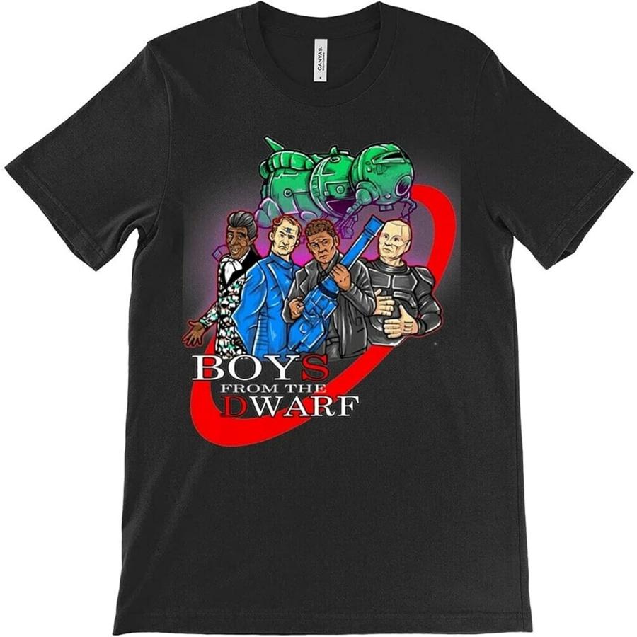 BBTHEORY Vintage Style Red Dwarf Men T-Shirt XXXXXL чёрный