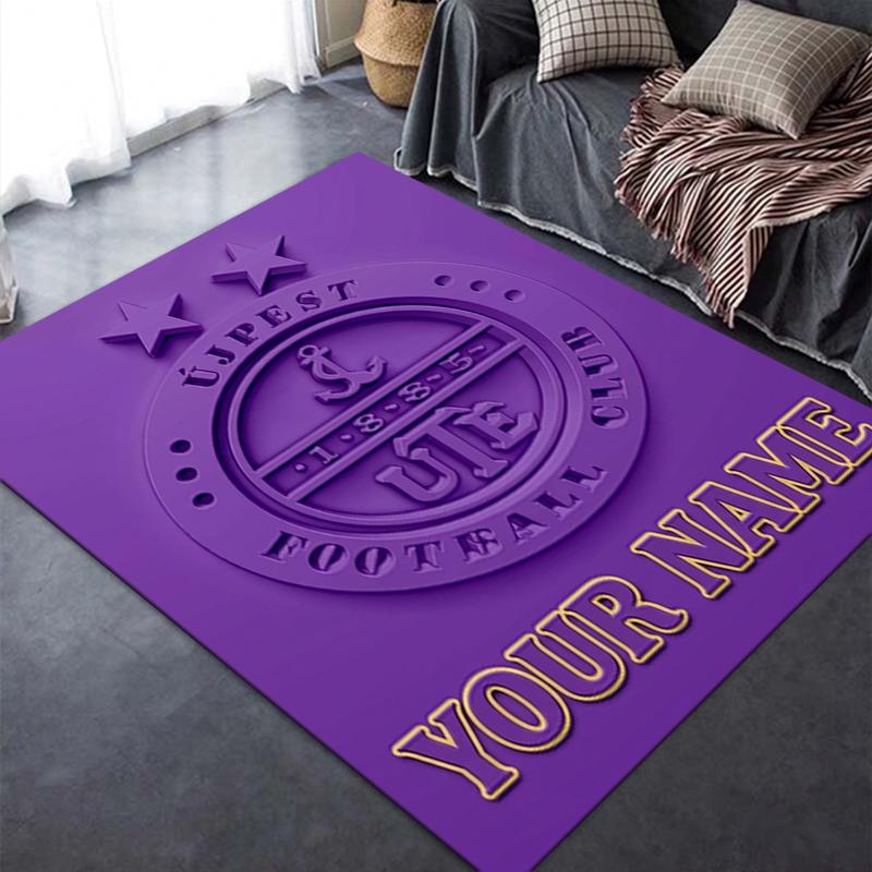 Custom Name Újpest FC Carpet Rug for Living Room Bedroom Home Sofa Decoration,Kids play Non-slip Floor Mat