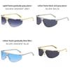 Y2k Fashion Designer Frameless Sunglasses With Uv400 For Outdoor Activities And Parties