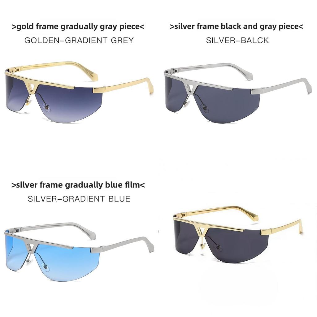 Y2k Fashion Designer Frameless Sunglasses With Uv400 For Outdoor Activities And Parties