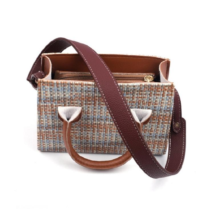 26in Handbag Shoulder Strap Lychee Texture Strap PU Leather Crossbody Bag Strap