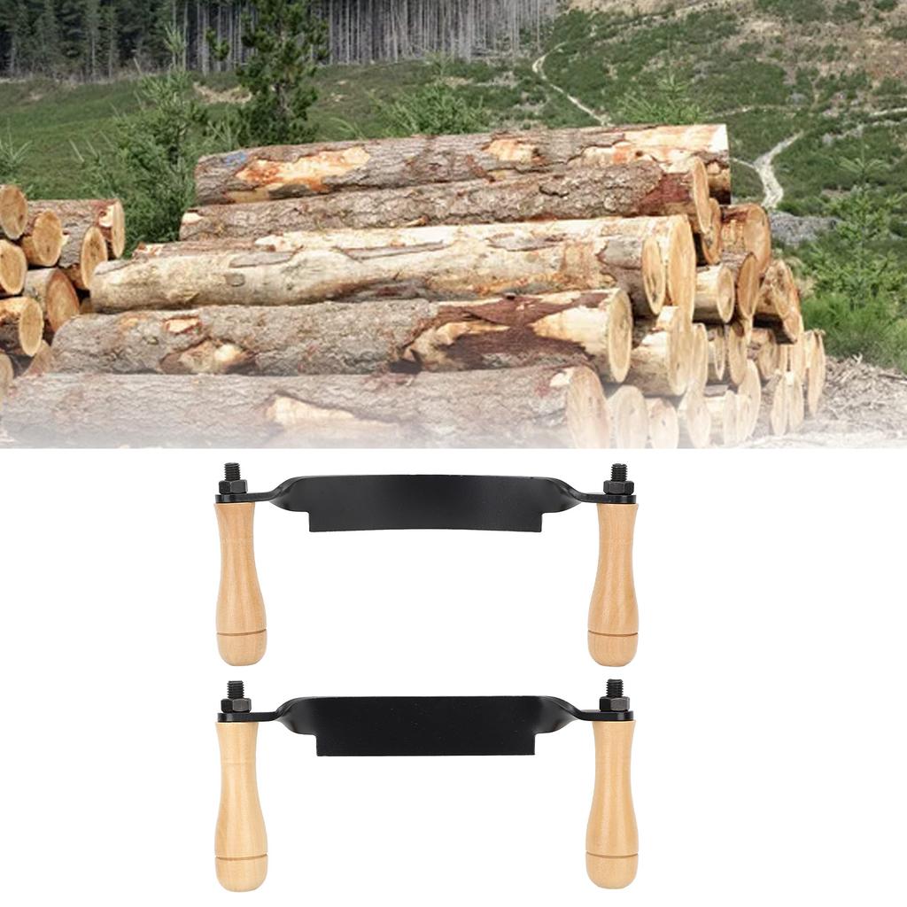 Draw Shave Tool Ergonomic Efficient Comfortable Grip Tree Bark Peeler Tool for Woodworking