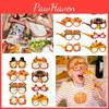 Thanksgiving Party Accessories Autumn Maple Leaf Paper Glasses Characters)