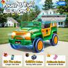Funappy Birthday on Wheels Kids Electric Ride-On Car – 4WD Off-Road, Dual Seats, Remote Control, Bluetooth, for Ages 3-8