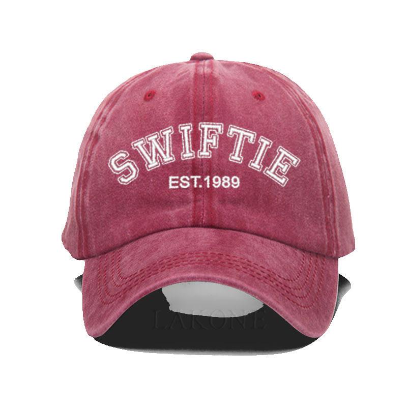 Taylor Swift 1989 Broderi Baseballcaps For Menn Kvinner Mote Vintage Myk Bomull Pappahatt Unisex Gaver Fra Fans