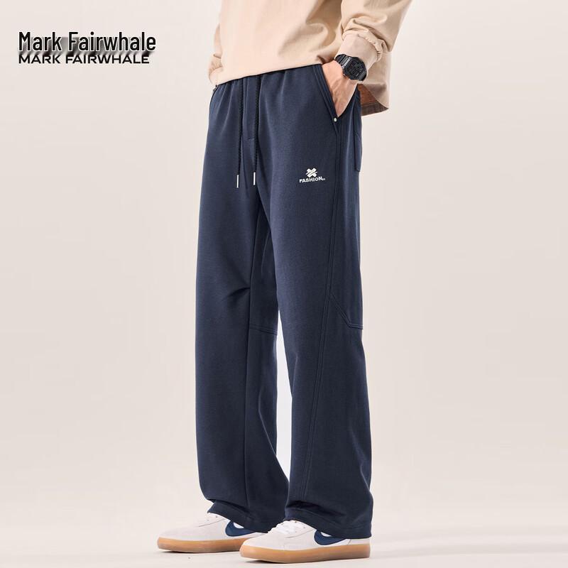 

Mark Hua Fei Men s Casual Straight-Leg Trousers M