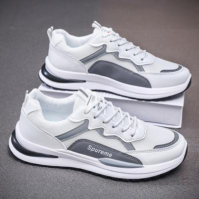 Summer Breathable Men's Shoes 225 New Men's Mesh Casual Running Sports Shoes Student Dad Shoes Trendy Shoes