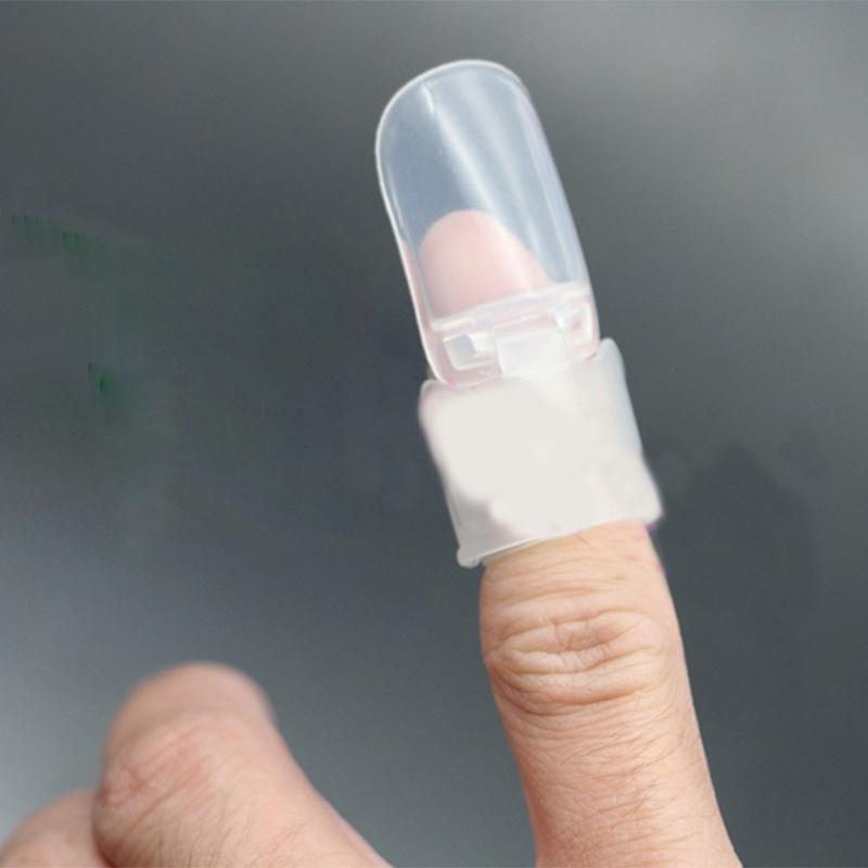 10PCS Manicure Finger Nail Art Design Tips Cover Polish Shield Protector Clip