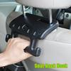 Safety Handle Car Seat Back Hook Foldable Heavy Duty High Load Capacity Vehicle Organizer Hanger for Purse Bag Grocery
