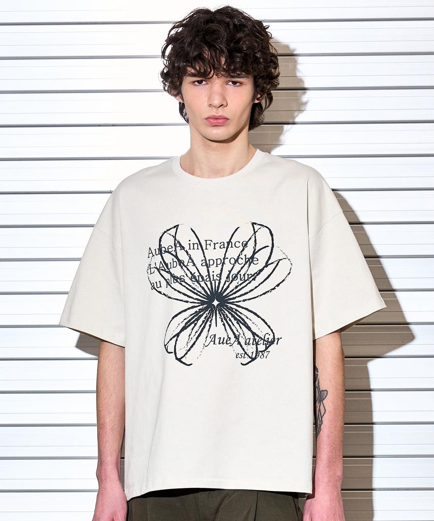 VETEZE Drawing Atelier T-Shirt (Beige)