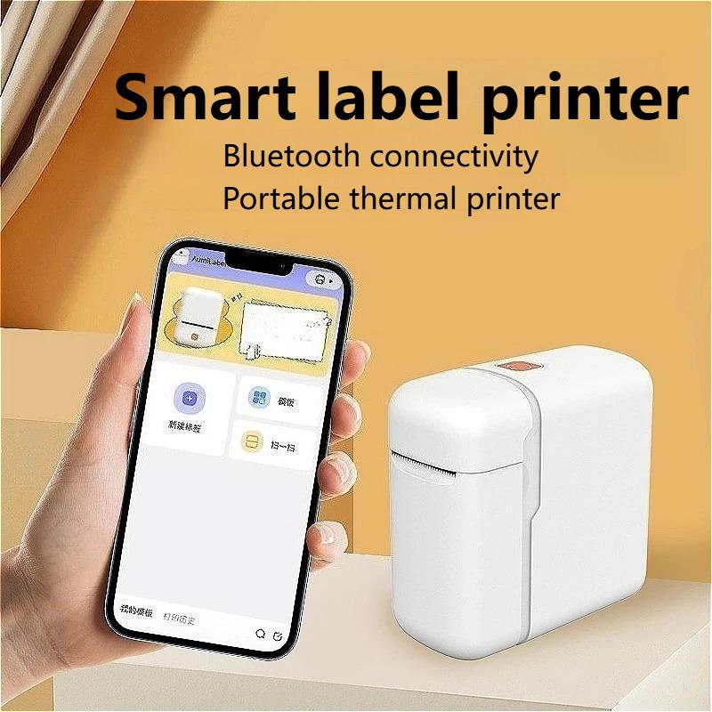 Fun Print Portable Label Printer Thermal Label Printer Portable Paper Maker Wireless Sticker Machine Inkless Labeller for Office