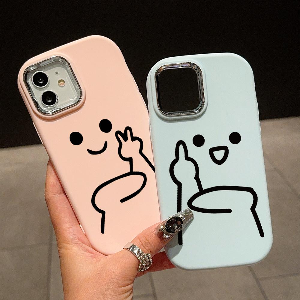 

For Vivo V23 V25 V27 V29 V30 Y27S Y28 Y33S Y36 Infinix Hot30I Hot40 Tecno Spark20 Cartoon Black Cat Silver Edge Soft Liquid Silicone Protective Casing Vivo T1X 5G білий