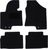 Czarne welurowe dywaniki podłogowe do: Hyundai ix35 SUV (2009-2015)