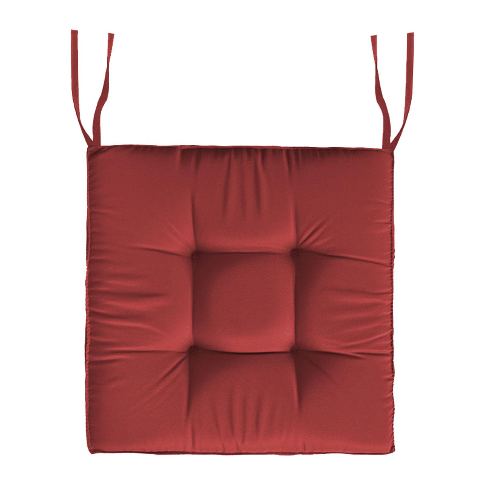 

Подушка на стул 45x45см Утолщенная Дышащая Полиэстеровая Подушка для Сиденья Нескользящая для Использования в Помещении и на Открытом Воздухе для Патио Дивана Татами