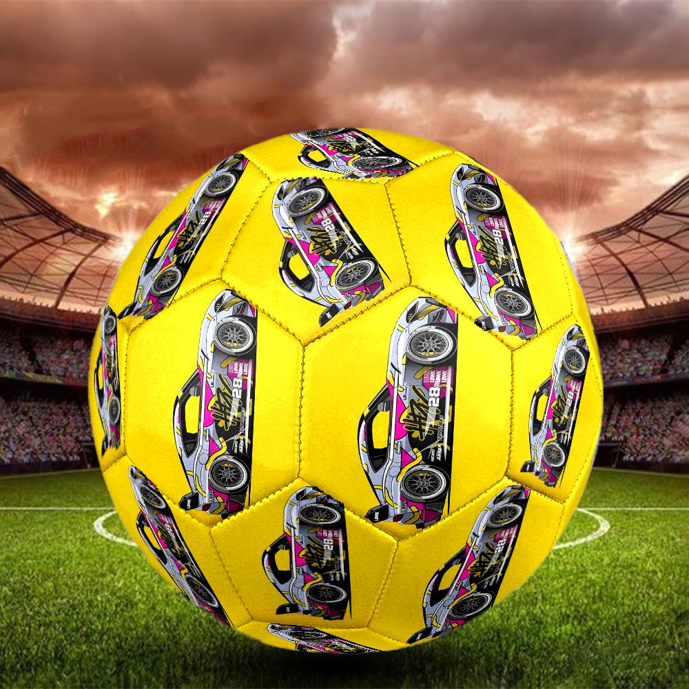 Racing Theme Size 5 Soccer Ball, Suitable for Both Indoor and Outdoor Matches, a Gift Suitable for Everyone.
