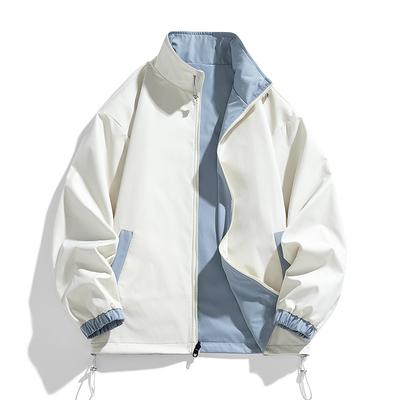Double-sided Jacket Men's Jacket Autumn New Stand Collar Casual Versatile Sports Jacket