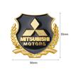 sdbf9 Car 3D Emblem Stickers Rear Trunk Body Window Badge Decal For Mitsubishi ASX Lancer EVO Pajero Fastener Converter Ralliart Cross