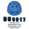 7-teiliges Kinder Fahrradhelm Set Schutzausrüstung Kinder Professionell Jungen Mädchen Knieschoner Ellbogen