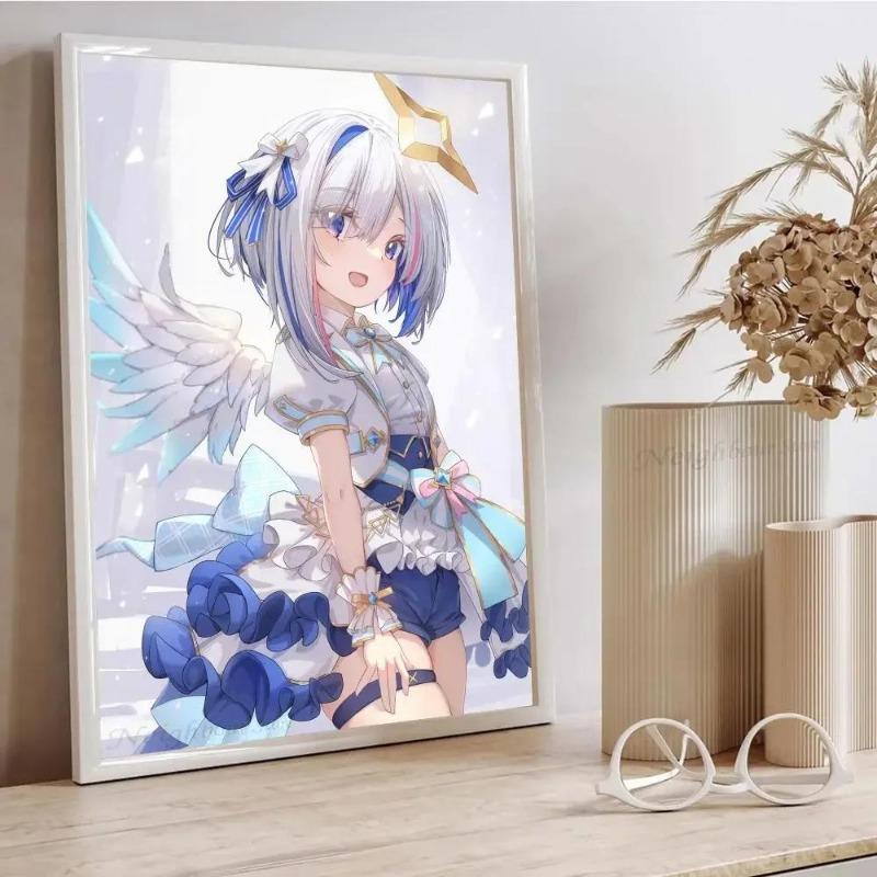 Amane Kanata Hololive Vtuber Anime Poster  Waterproof Art Print for Coffee House Bar Room Wall Decor  Pc Premium Quality