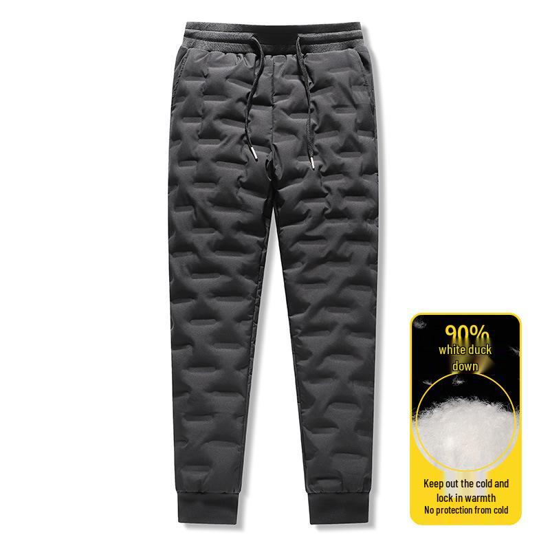 Pantalones de Moda para Hombre de Invierno Impermeables y a Prueba de Nieve con Forro de Terciopelo