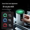 USB-aufladbarer Aroma-Ionen-Luftreiniger mit Digitalanzeige und Geruchsentfernungsfunktion für Autos