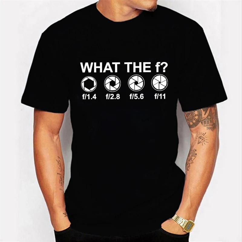 T-Shirt for Man Clothing Photography F Stop Lens Camera Lover Photographer Funny Clothes Luminous Graphic T Shirts Tee Clothes