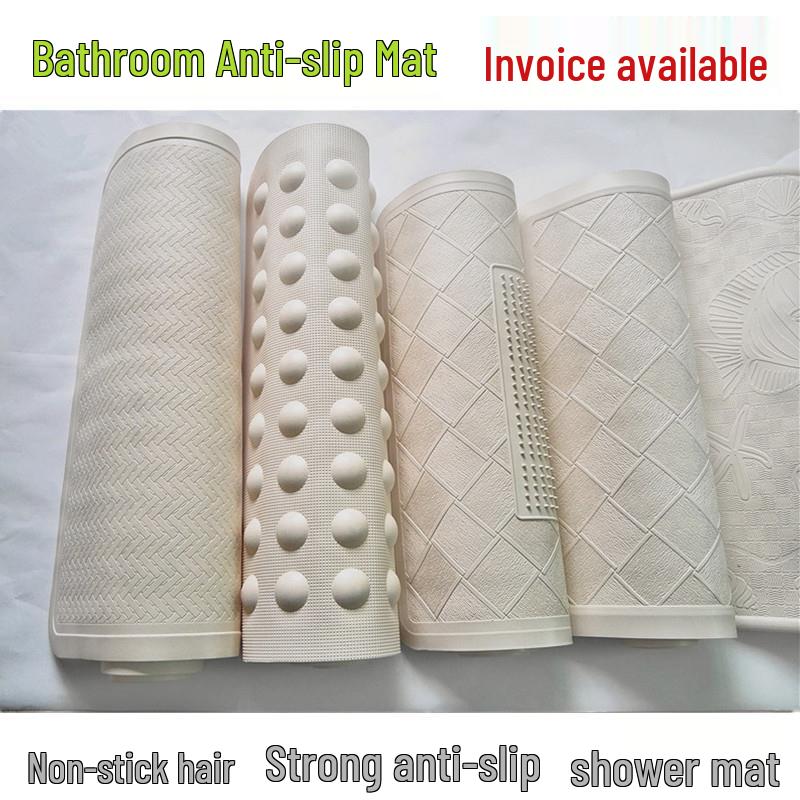 European-Style Anti-Slip Rubber Bathroom Mat for Hotels and Guesthouses