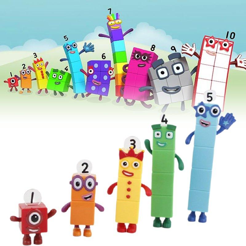 Character Building Numberblocks Blocks Children Early Education Puzzle Toys
