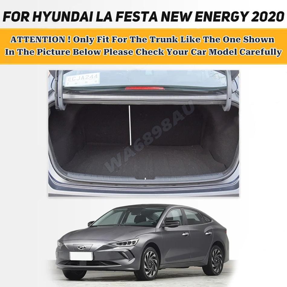 Custom High Quality Car Trunk Mat For Hyundai La Festa New Energy 2020 Anti Dirty Durable Leather Carpet Protective Pad