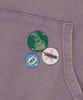 Y.E.S Badges Hoodie Lavender